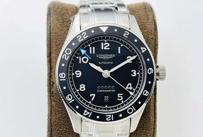 Longines Spirit ZuIu Time L3.812.4.53.6 LG Factory 1:1 Best Edition Replica Watch Black Bezel